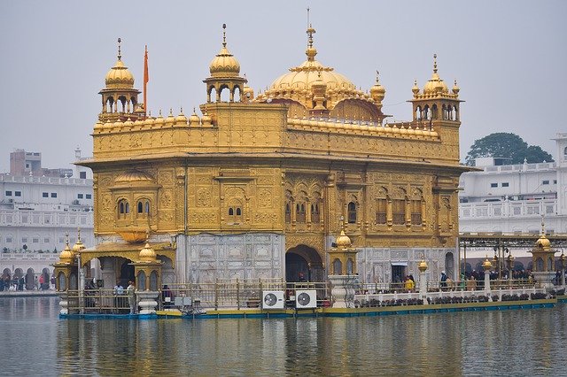 Free download Amritsar Golden Temple Punjab free photo template to be edited with GIMP online image editor