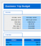 Free download Business Trip Budget Microsoft Word, Excel or Powerpoint template free to be edited with LibreOffice online or OpenOffice Desktop online