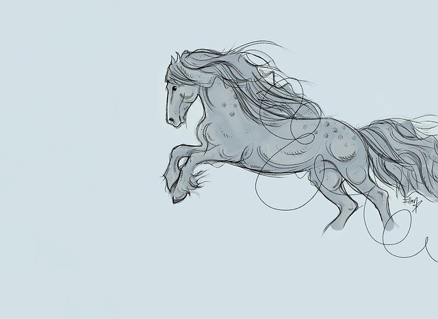 Horse Gallop GIMP online editor free Free download Horse Gallop free illustration to be edited with GIMP online image editor