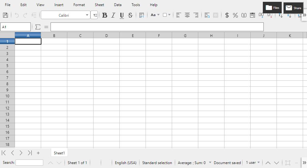 LibreOffice online Calc 6.1.1.2 by OffiDocs LibreOffice online 6.1.1.2 by OffiDocs
