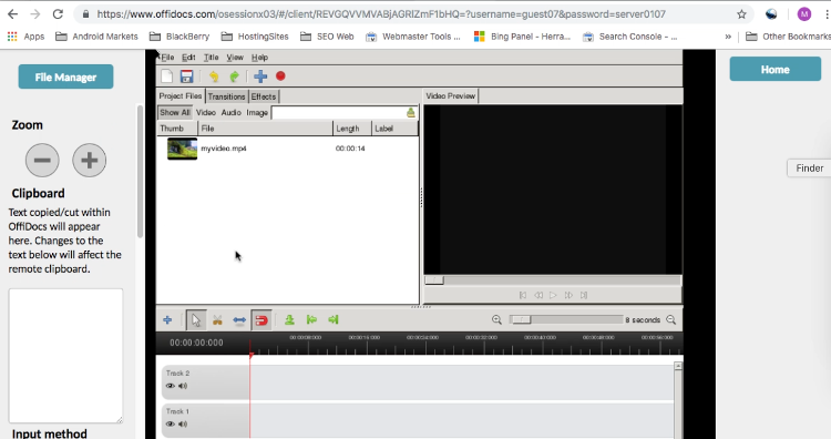 OpenShot video editor openline 1.4.3 in OffiDocs OpenShot video editor openline 1.4.3 in OffiDocs