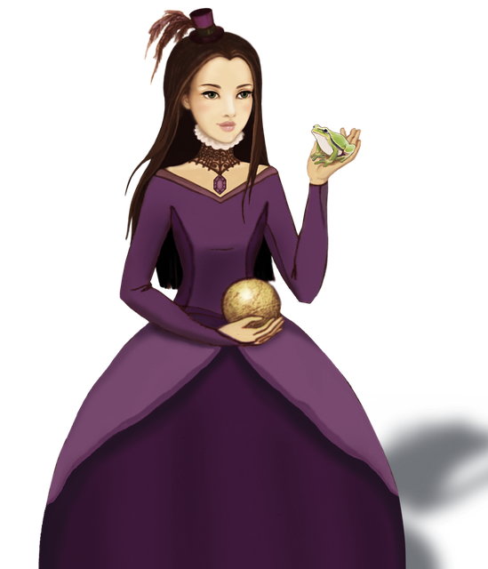 Free download Princess Girl Frog free illustration to be edited with GIMP online image editor