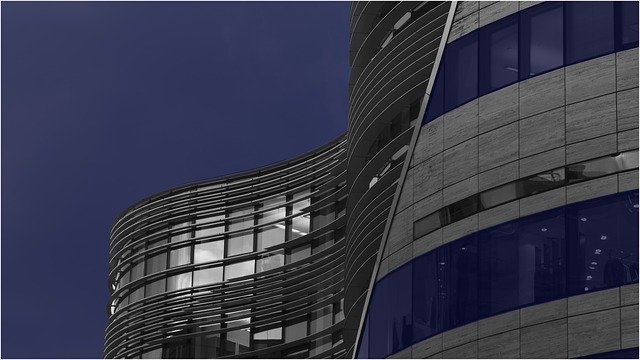 Rainbow Modern Architecture GIMP online editor free Free download Rainbow Modern Architecture free photo template to be edited with GIMP online image editor