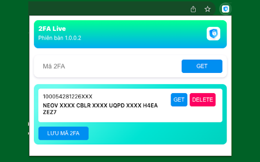 2FA Live from Chrome web store to be run with OffiDocs Chromium online 2FA Live from Chrome web store to be run with OffiDocs Chromium online
