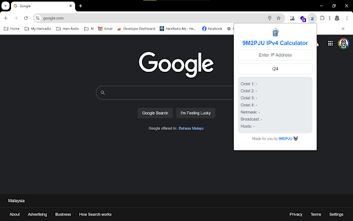 9M2PJU IPv4 Calculator from Chrome web store to be run with OffiDocs Chromium online 9M2PJU IPv4 Calculator from Chrome web store to be run with OffiDocs Chromium online