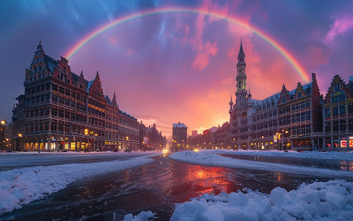A brilliant rainbow streaks across the sky after the rain from Chrome web store to be run with OffiDocs Chromium online A brilliant rainbow streaks across the sky after the rain from Chrome web store to be run with OffiDocs Chromium online