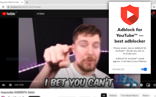 Adblock for YouTube™ — best adblocker from Chrome web store to be run with OffiDocs Chromium online Adblock for YouTube™ — best adblocker from Chrome web store to be run with OffiDocs Chromium online
