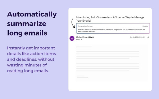 Addy AI ChatGPT Email Assistant from Chrome web store to be run with OffiDocs Chromium online Addy AI ChatGPT Email Assistant from Chrome web store to be run with OffiDocs Chromium online