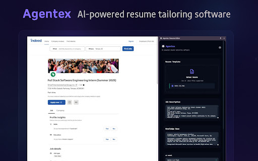 Agentex Resume Editor from Chrome web store to be run with OffiDocs Chromium online Agentex Resume Editor from Chrome web store to be run with OffiDocs Chromium online