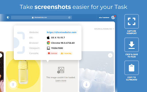 aico TaskShot from Chrome web store to be run with OffiDocs Chromium online aico TaskShot from Chrome web store to be run with OffiDocs Chromium online