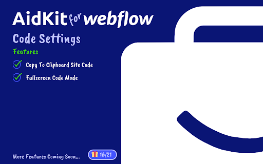 AidKit for Webflow from Chrome web store to be run with OffiDocs Chromium online AidKit for Webflow from Chrome web store to be run with OffiDocs Chromium online
