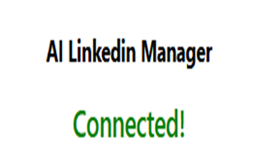 AI Linkedin Manager from Chrome web store to be run with OffiDocs Chromium online AI Linkedin Manager from Chrome web store to be run with OffiDocs Chromium online