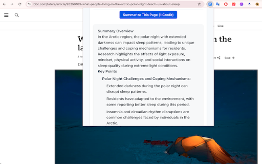 AIPageSummarizer from Chrome web store to be run with OffiDocs Chromium online AIPageSummarizer from Chrome web store to be run with OffiDocs Chromium online