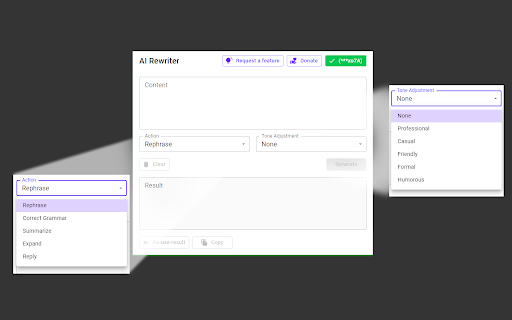 AI Rewriter from Chrome web store to be run with OffiDocs Chromium online AI Rewriter from Chrome web store to be run with OffiDocs Chromium online