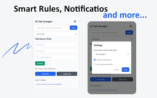 AI Tabs Grouper from Chrome web store to be run with OffiDocs Chromium online AI Tabs Grouper from Chrome web store to be run with OffiDocs Chromium online