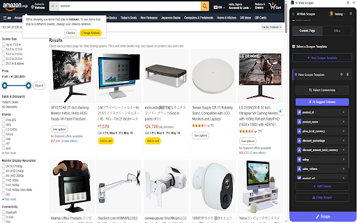 AI Web Scraper from Chrome web store to be run with OffiDocs Chromium online AI Web Scraper from Chrome web store to be run with OffiDocs Chromium online