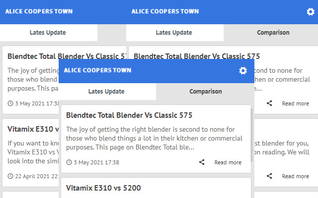 Alice Coopers Town Update Latest News from Chrome web store to be run with OffiDocs Chromium online Alice Coopers Town Update Latest News from Chrome web store to be run with OffiDocs Chromium online