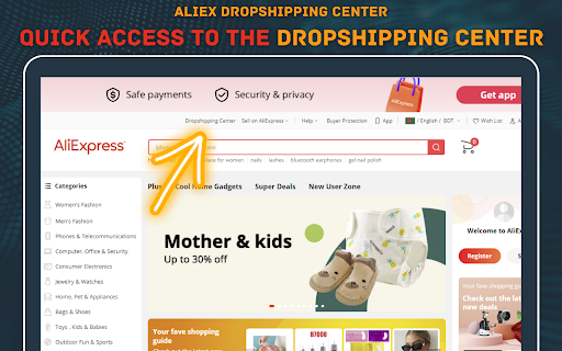 AliEx Dropshipping Center | Quick Access from Chrome web store to be run with OffiDocs Chromium online AliEx Dropshipping Center | Quick Access from Chrome web store to be run with OffiDocs Chromium online