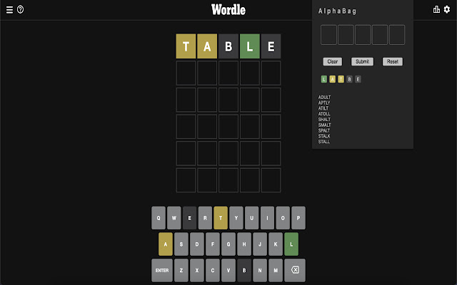 AlphaBag from Chrome web store to be run with OffiDocs Chromium online AlphaBag from Chrome web store to be run with OffiDocs Chromium online