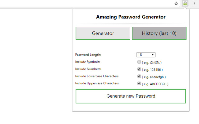 Amazing password generator from Chrome web store to be run with OffiDocs Chromium online Amazing password generator from Chrome web store to be run with OffiDocs Chromium online