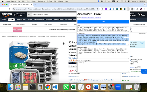 Amazon PDP Finder from Chrome web store to be run with OffiDocs Chromium online Amazon PDP Finder from Chrome web store to be run with OffiDocs Chromium online