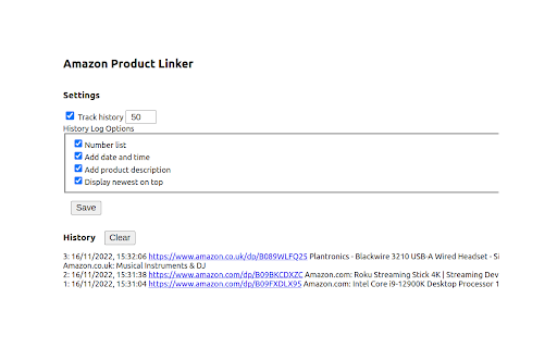 Amazon Product Linker from Chrome web store to be run with OffiDocs Chromium online Amazon Product Linker from Chrome web store to be run with OffiDocs Chromium online