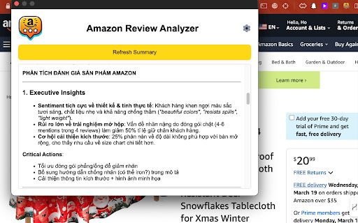 Amazon Review Analyzer Pro from Chrome web store to be run with OffiDocs Chromium online Amazon Review Analyzer Pro from Chrome web store to be run with OffiDocs Chromium online