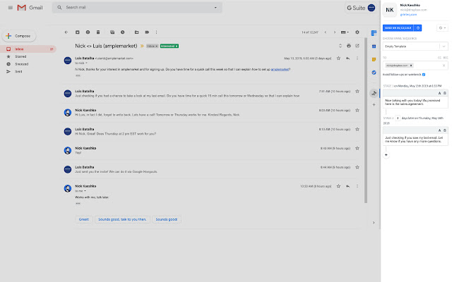 Amplemarket from Chrome web store to be run with OffiDocs Chromium online Amplemarket from Chrome web store to be run with OffiDocs Chromium online