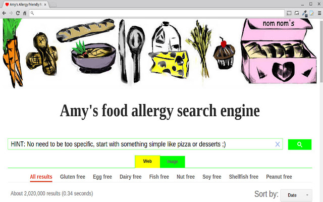 Amys Allergy Friendly Food Search from Chrome web store to be run with OffiDocs Chromium online Amys Allergy Friendly Food Search from Chrome web store to be run with OffiDocs Chromium online