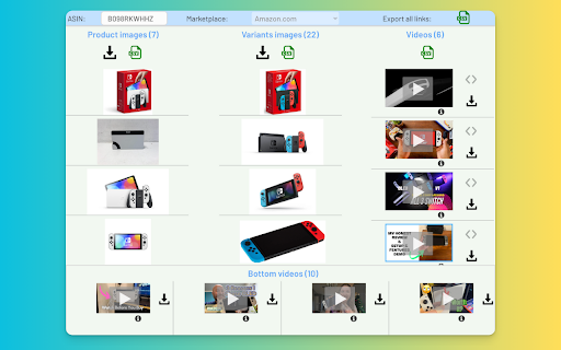 AMZ Videos Amazon product video downloader from Chrome web store to be run with OffiDocs Chromium online AMZ Videos Amazon product video downloader from Chrome web store to be run with OffiDocs Chromium online