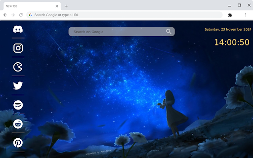 Anime Girl Milky Way Stars A Magical Live Wallpaper for Chrome from Chrome web store to be run with OffiDocs Chromium online Anime Girl Milky Way Stars A Magical Live Wallpaper for Chrome from Chrome web store to be run with OffiDocs Chromium online
