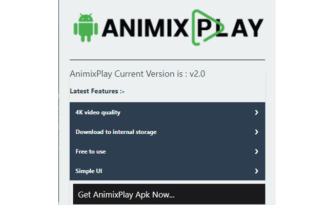 AnimixPlay For Android from Chrome web store to be run with OffiDocs Chromium online AnimixPlay For Android from Chrome web store to be run with OffiDocs Chromium online