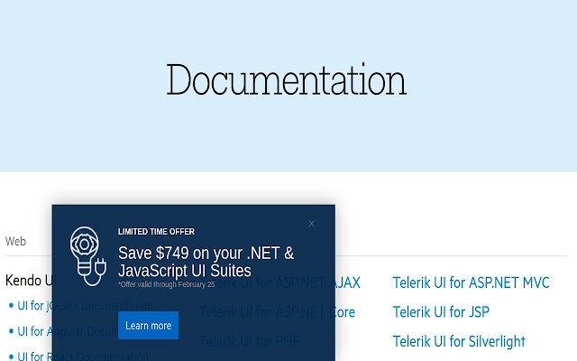 Annoying Telerik Ad Remover from Chrome web store to be run with OffiDocs Chromium online Annoying Telerik Ad Remover from Chrome web store to be run with OffiDocs Chromium online