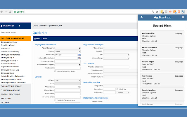 ApplicantPro from Chrome web store to be run with OffiDocs Chromium online ApplicantPro from Chrome web store to be run with OffiDocs Chromium online