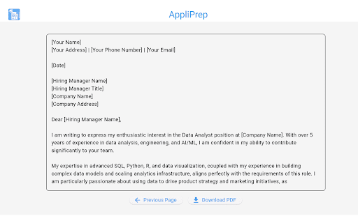 AppliPrep from Chrome web store to be run with OffiDocs Chromium online AppliPrep from Chrome web store to be run with OffiDocs Chromium online