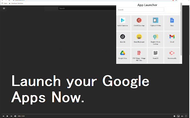 Apps Launcher for Google Chrome™ from Chrome web store to be run with OffiDocs Chromium online Apps Launcher for Google Chrome™ from Chrome web store to be run with OffiDocs Chromium online