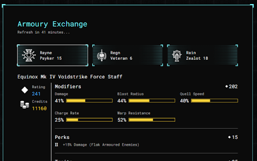 Armoury Exchange from Chrome web store to be run with OffiDocs Chromium online Armoury Exchange from Chrome web store to be run with OffiDocs Chromium online