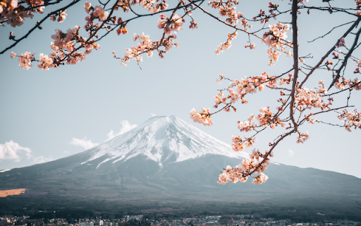 A Spring Vista with Mount Fuji from Chrome web store to be run with OffiDocs Chromium online A Spring Vista with Mount Fuji from Chrome web store to be run with OffiDocs Chromium online