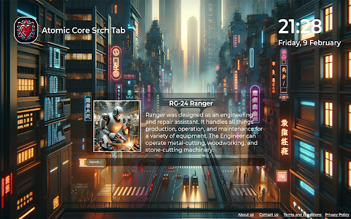 Atomic Core Srch Tab from Chrome web store to be run with OffiDocs Chromium online Atomic Core Srch Tab from Chrome web store to be run with OffiDocs Chromium online