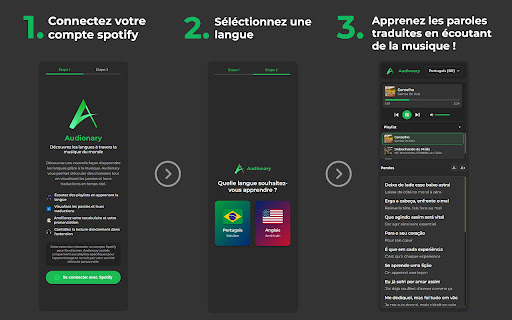 Audionary Learn Languages with Music from Chrome web store to be run with OffiDocs Chromium online Audionary Learn Languages with Music from Chrome web store to be run with OffiDocs Chromium online