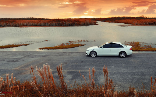 Audi Sedan at Sunset Waterside from Chrome web store to be run with OffiDocs Chromium online Audi Sedan at Sunset Waterside from Chrome web store to be run with OffiDocs Chromium online