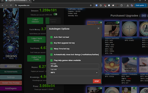 AutoDegens from Chrome web store to be run with OffiDocs Chromium online AutoDegens from Chrome web store to be run with OffiDocs Chromium online