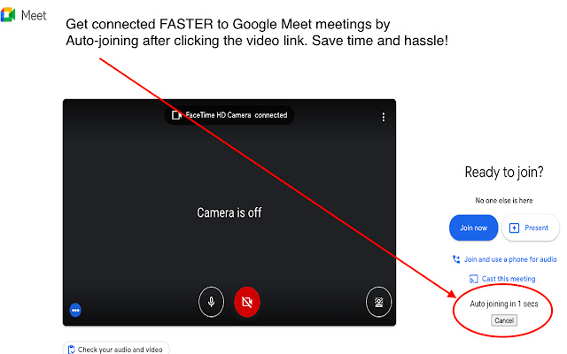 Auto join for Google Meet from Chrome web store to be run with OffiDocs Chromium online Auto join for Google Meet from Chrome web store to be run with OffiDocs Chromium online