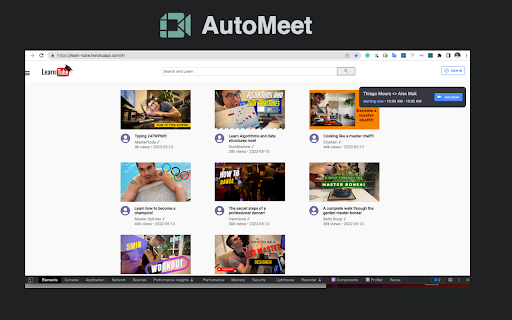 AutoMeet from Chrome web store to be run with OffiDocs Chromium online AutoMeet from Chrome web store to be run with OffiDocs Chromium online