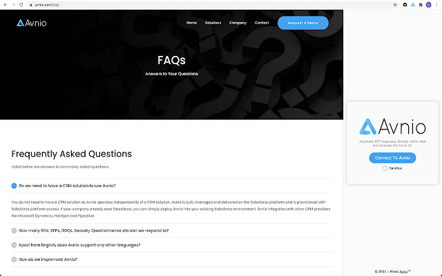 Avnio RFx from Chrome web store to be run with OffiDocs Chromium online Avnio RFx from Chrome web store to be run with OffiDocs Chromium online