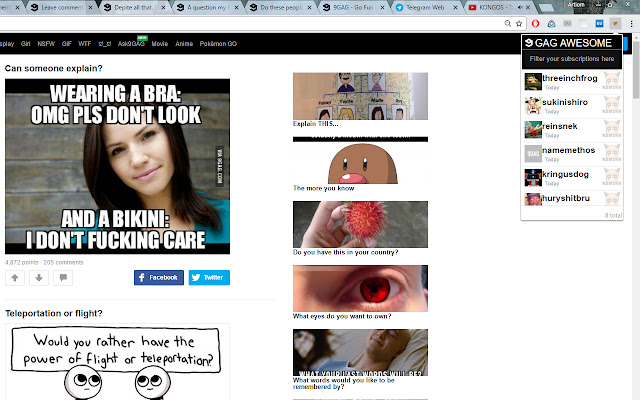 AWESOME 9GAG from Chrome web store to be run with OffiDocs Chromium online AWESOME 9GAG from Chrome web store to be run with OffiDocs Chromium online