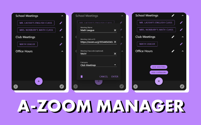 A Zoom Manager from Chrome web store to be run with OffiDocs Chromium online A Zoom Manager from Chrome web store to be run with OffiDocs Chromium online