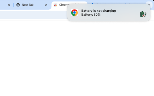 Battery Charging Change Notifier from Chrome web store to be run with OffiDocs Chromium online Battery Charging Change Notifier from Chrome web store to be run with OffiDocs Chromium online