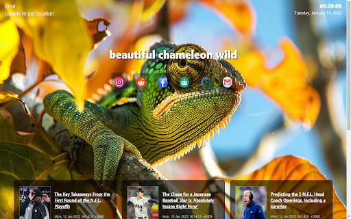 beautiful chameleon from Chrome web store to be run with OffiDocs Chromium online beautiful chameleon from Chrome web store to be run with OffiDocs Chromium online
