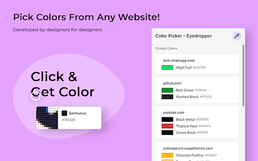 Better Color Picker from Chrome web store to be run with OffiDocs Chromium online Better Color Picker from Chrome web store to be run with OffiDocs Chromium online